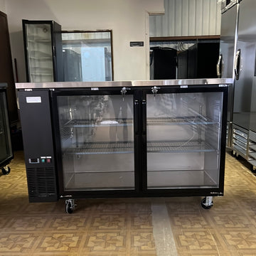 CES 60" Glass Door Bar Back