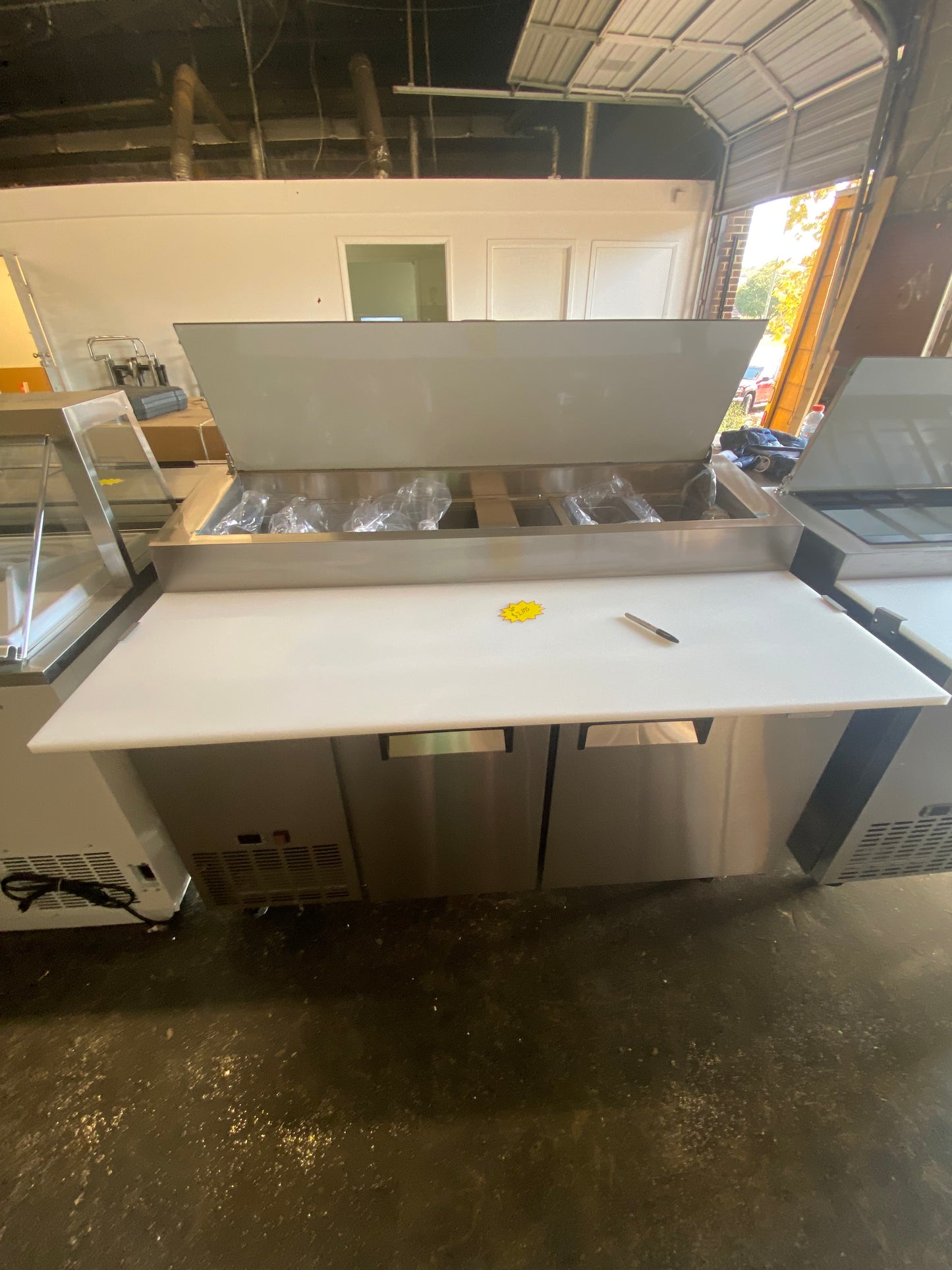 60" CES Pizza Prep Station