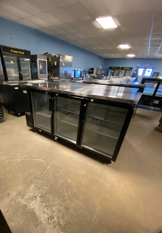 78" Glass Door Barback