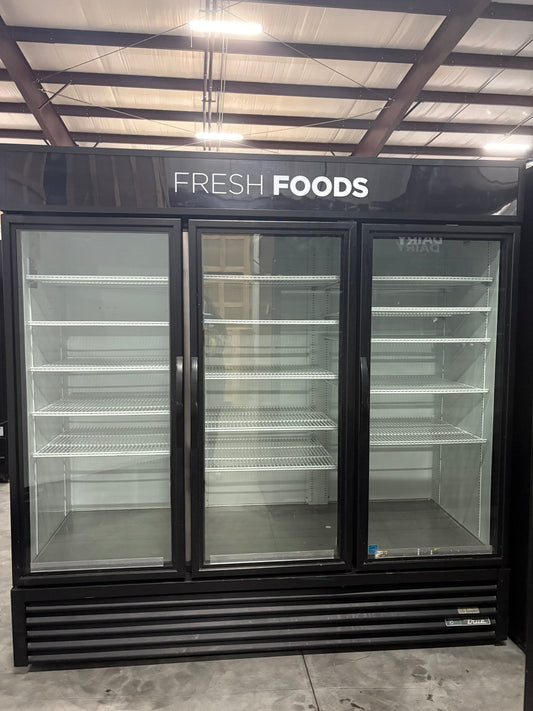 True Brand 3 Door Freezer(Black)